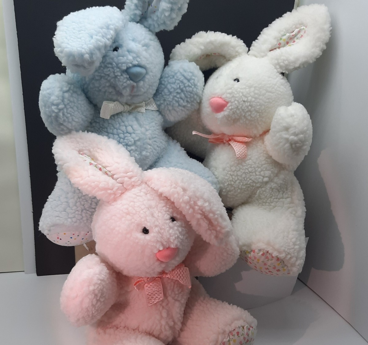 JUST FRIENDS Floppy Pastel Bunnies Stuffed Animals Plush 20