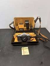 Minolta X 370 Film Camera With 50 mm Lens, Original Leather Case And Strap