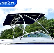 Reborn Pro2 Extra Large Wakeboard Tower Bimini 1970V | Black Canopy