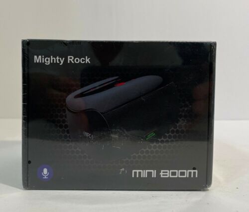 Mighty Rock Touch Bluetooth Speakers Miniboom built in microphone. Black - Picture 1 of 2