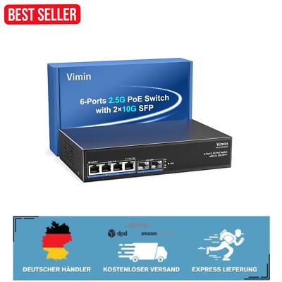 Flexibler 2,5G PoE-Switch mit 4 PoE-Ports - Ideal für moderne Netzwerke