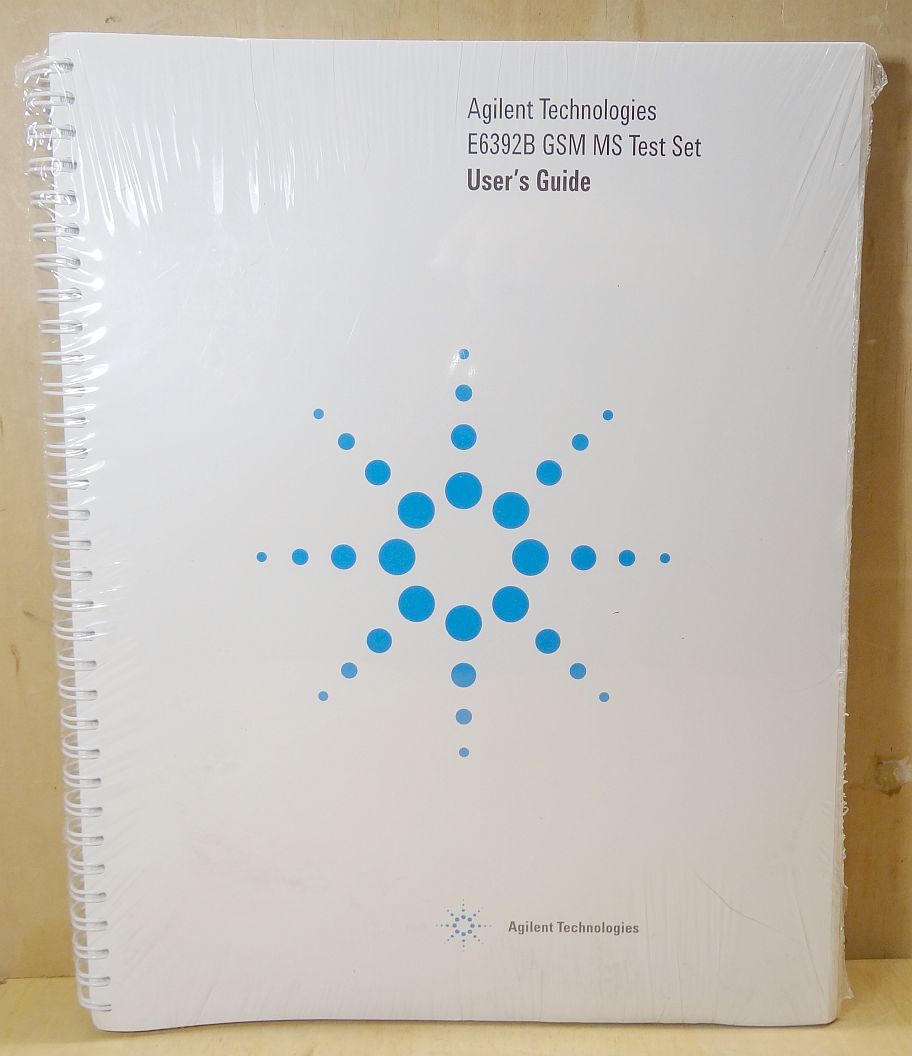その他 Agilent/KEYSIGHT E6392B GMS MS TEST SET AGILENT E6392B GSM MS TEST SET USER'S GUIDE | eBay