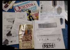 Quilting Book, Quilt Patterns,  Appliqu s cut  uncut Lot of 8 Some Vintage
