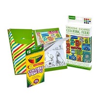 Crayola Creative Escapes Aged Up Coloring Folio with Pencils, Gift