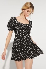 UO Dress Forum Puff Sleeve Mini Dress Small
