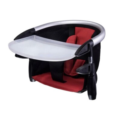 Phil & Teds Lobster Portable High Chair /Booster - Red & Black