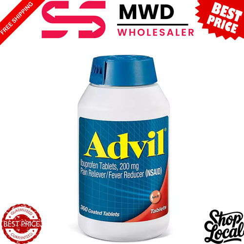 Advil Ibuprofen Tablets 360ct - 200mg Pain Reliever & Fever Reducer - Headache,