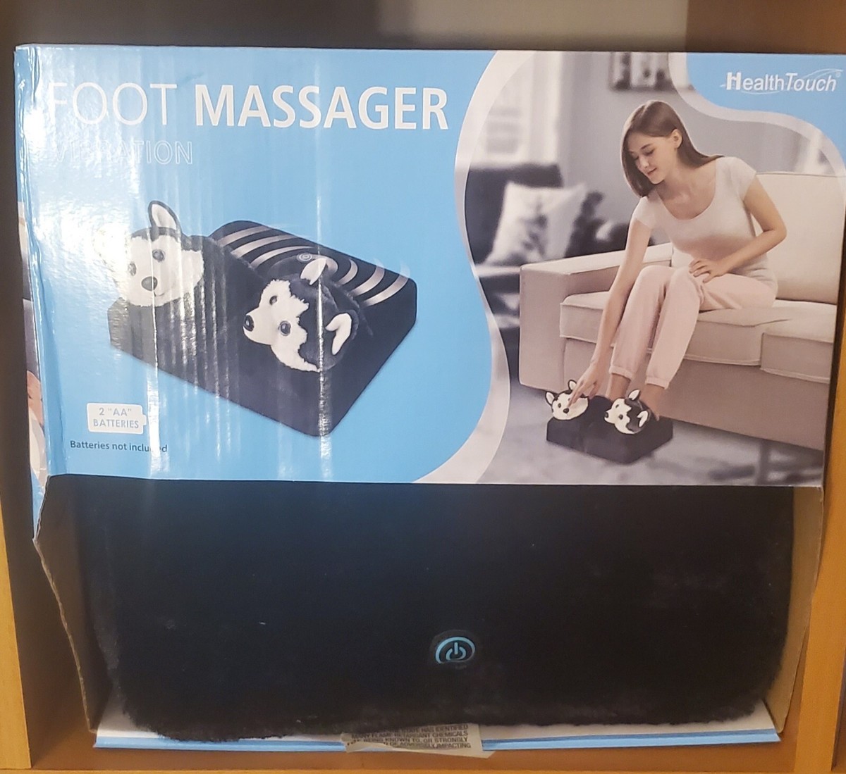 health touch vibrating foot massager Health Touch Foot Massager with Vibration Cute Puppies Dog🐶🐶