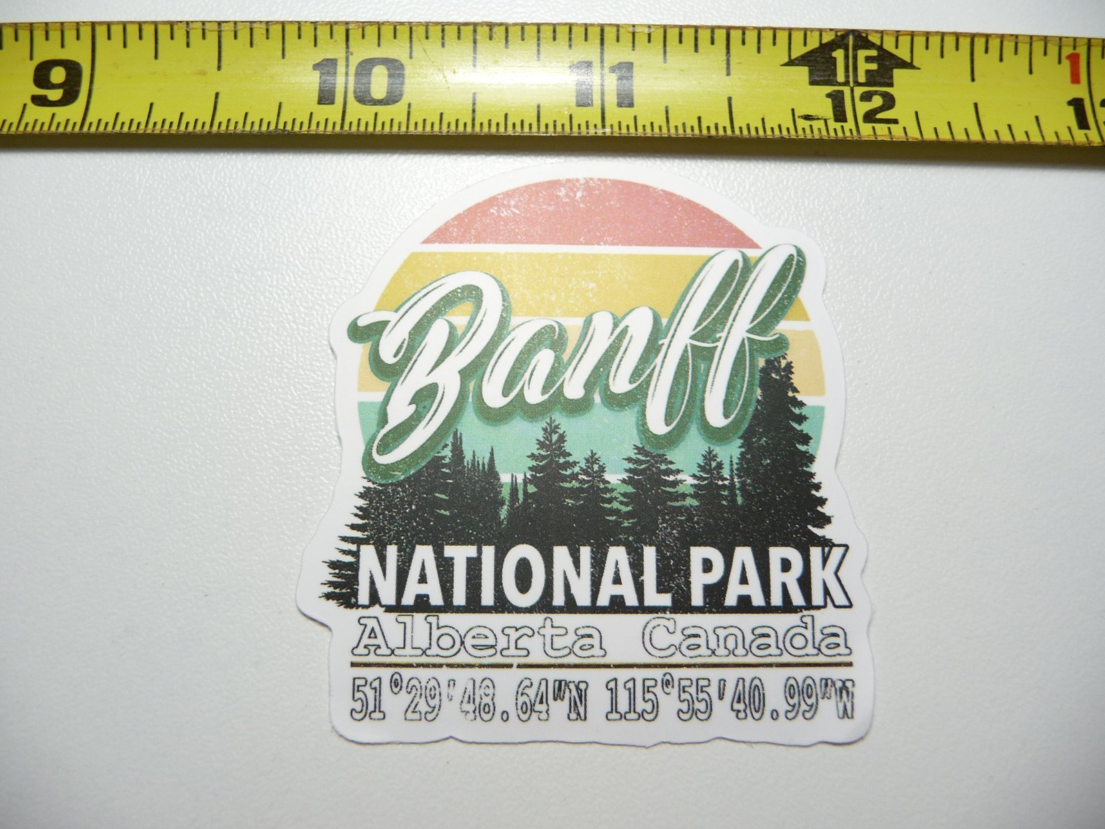 BANFF NATIONAL PARK ALBERTA #2 DECAL STICKER HIKING CAMPING NATURE OUTDOOR