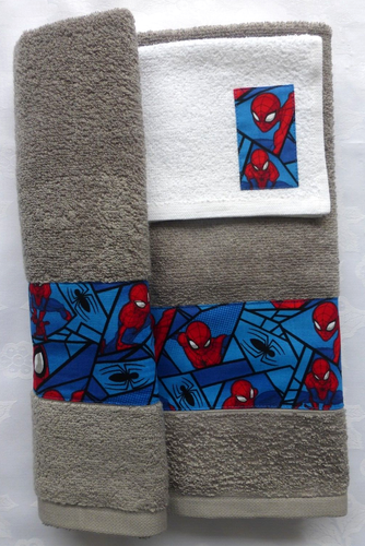 SPIDER MAN, Action Marvel Comics. Super Hero - Bath, Hand towel & Face cloth #2 - Picture 5 of 5