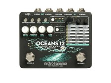 Electro Harmonix Oceans 12 Dual Stereo Reverb Pedal, New 