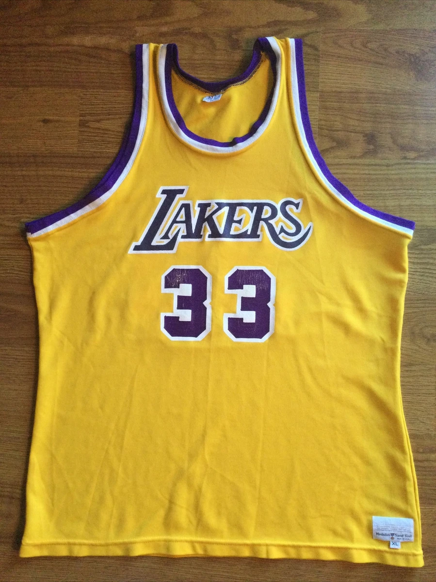 Authentic Vtg. 70s/80s Los Angeles Lakers Kareem Abdul Jabbar Sand