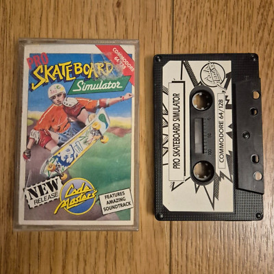Commodore 64 C64 Pro Skateboard Simulator Computerspiel getestet funktioniert