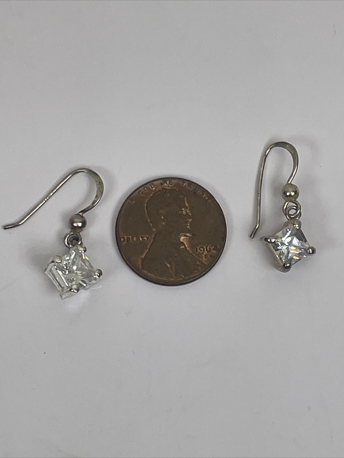 Vintage Sterling Silver 925 Solid Hook Earrings J… - image 13