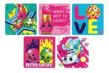 10 Shopkins Glitter Stickers Kid Reward Birthday Party Goody Loot Bag Favor