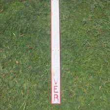 Vtg STAMPED GARDNER-DENVER STEEL SIGN 36"x3"