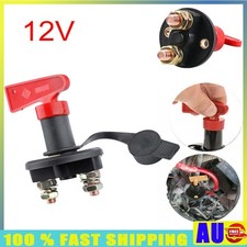Disconnect 12V Battery Isolator Switch Off Cut Kill Key Car Switch Boat Truck