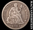 1883 Seated Liberty Dime - Scarce  Better Date  No Reserve  #J9723