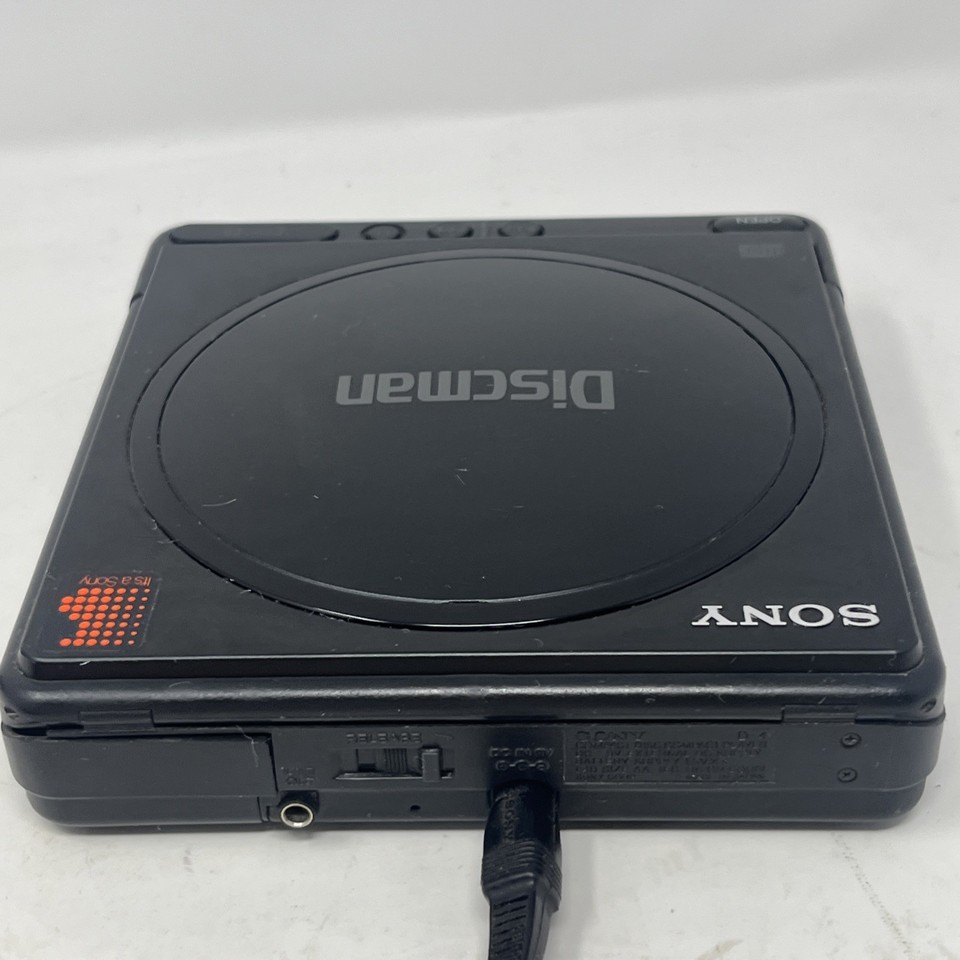 Sony Discman D-4 Compact Player Portable CD Player Works / w Power Cord ...