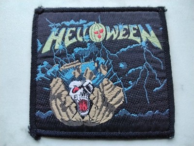 HELLOWEEN  PATCH Original 80er Vintage Aufnäher 8x7,5cm Gamma Ray Heavy Metal 