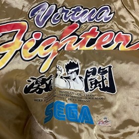 Sega Saturn Virtua Fighter Jacket button color gold Video Game goods fashion
