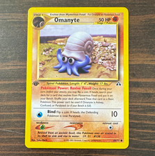 Pokemon TCG Omanyte 60/75 Neo Discovery 1st Ed Regular English 50 HP on eBay