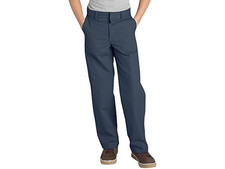 Dickies Boys Flex Waist Flat Front Pants Navy Size 20 Husky