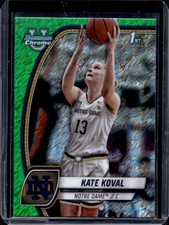 Kate Koval 2024-25 Bowman University Chrome #42 Green Shimmer Qty Available