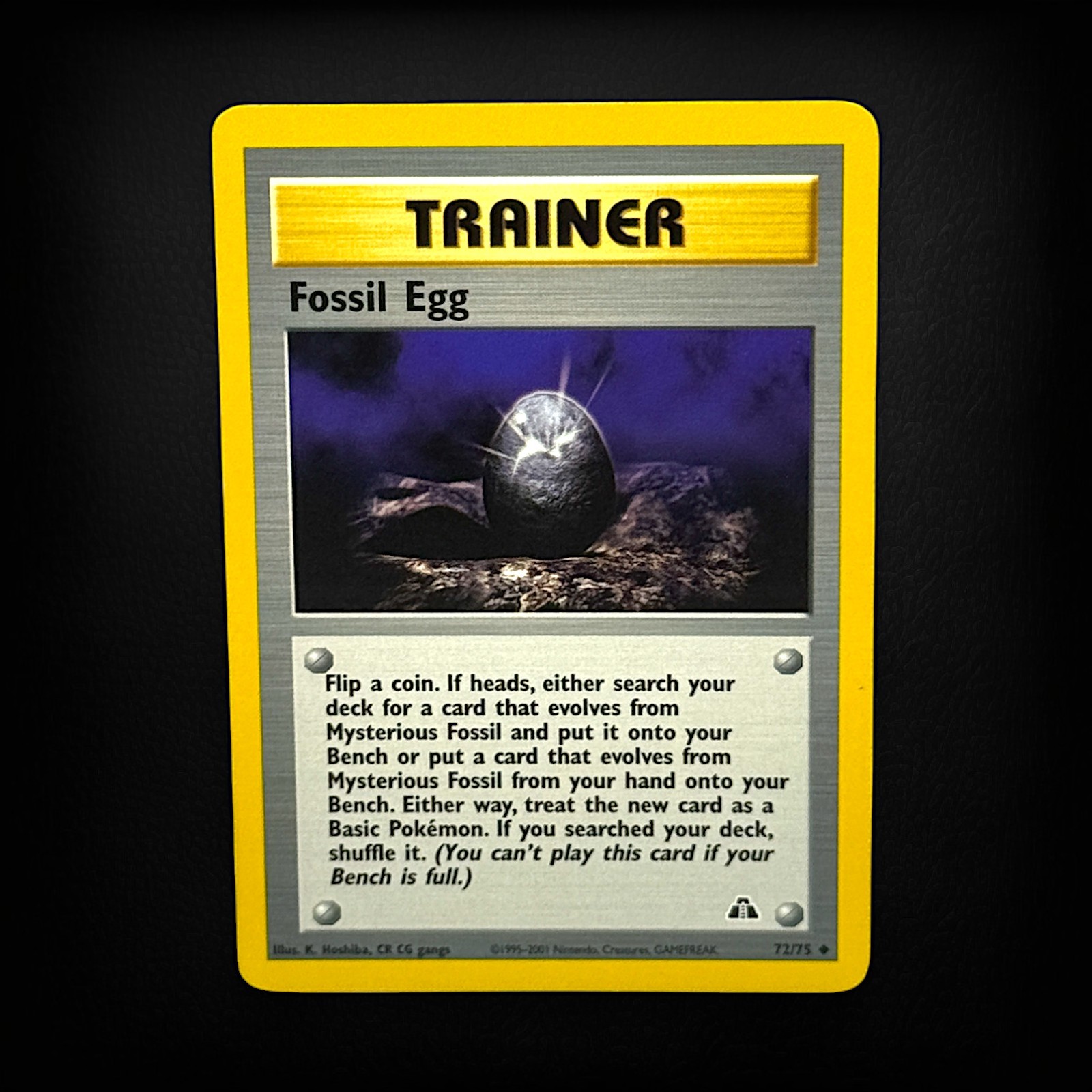 Pokemon TCG Neo Discovery Fossil Egg #72/75 Uncommon LP