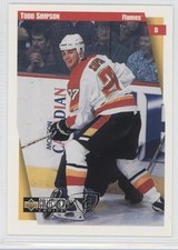 1997-98 Upper Deck Collector's Choice Todd Simpson #36 1h9