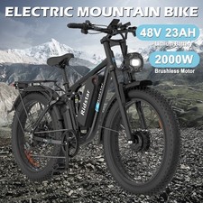 Electric Bike 1500/2000W 48V 15/23Ah 26'' Fat Tire Adult High-Speed E-Bike EMTB