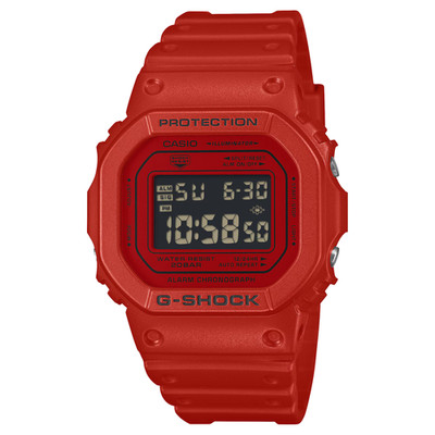 CASIO G-SHOCK DW-5600RRB-4 DW5600 NEW VIVID RED DIGITAL WATCH