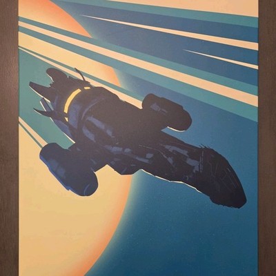 Firefly Serenity: Displate Metal Poster.