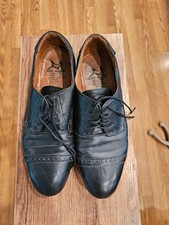 Aris Allen Men's 1932 Black Captoe Swing Dance Shoes - 11.5 / Black