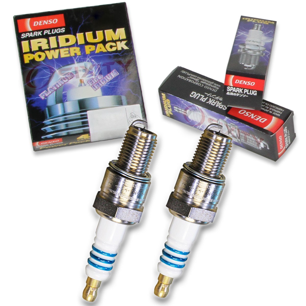 2 pc Denso Iridium Power Spark Plug for Ski-Doo Freestyle Back Country 550F wa