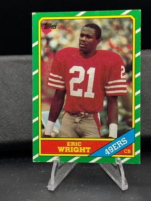 1986 Topps - Eric Wright, #167 - San Francisco 49ers