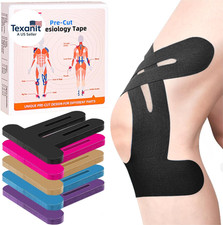 Precut Kinesiology Tape for Knees, 10 Pcs - Knee Support  Stability, Knee Pain
