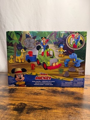 Disney Junior Mickey Mouse DINO ROVER toy NEW 15 pieces Just Play lights sounds