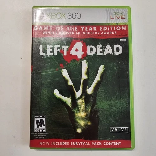 Left 4 Dead -- Game of the Year Edition (Microsoft Xbox 360, 2009)