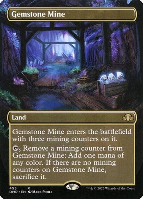 MTG Gemstone Mine Borderless - Dominaria Remastered #455