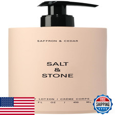 Salt Stone Salt Stone Body Lotion For Women Men Saffron Cedar Hydrates