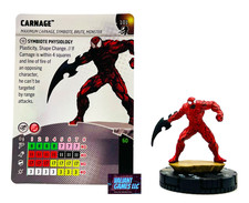 Marvel Heroclix Carnage 101 w/ Card - From Venom Map Terrain Pack Set