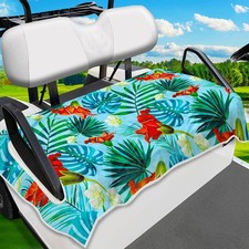 Universal Fit Golf Cart Seat Cover - 100 Microfiber Tropical Design, 51'' x ...