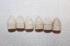 Lot Of 6 CIVIL WAR Dropped 69 Caliber 3 Ring Dug Bullets From Va. Campsites