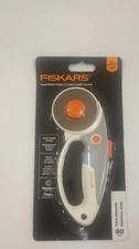 60Mm Rotary Cutter for Fabric with Ergonomic Loop Grip and Comfort Handle, Titan
