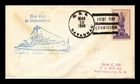 US COVER USS SAVANNAH FIRST DAY COMMISSION NAVAL CANCEL