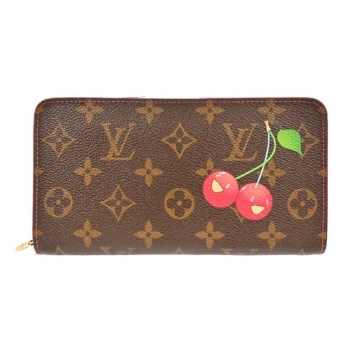 Best08/ Louis Vuitton Cherry Porte Monnaie Zip Wallet M95006 TH0025 XX60920