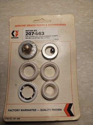 Graco Model 207-863 207863 Hydra-Cat Displacement Pump No. 2 Cyl Repair Kit