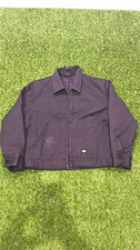 Dickies Men's Black Full Zip Lined Bomber Jacket XL Regular Fit Short Workwear