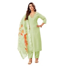 Women's Kurta  Pant with Dupatta  Straight Kurta Outfits